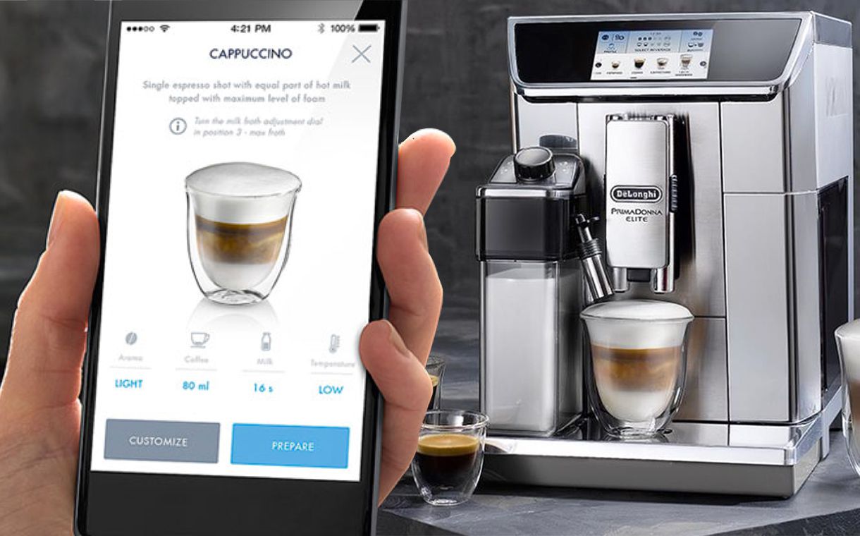 DeLonghi primadonna ELITE ECAM 650.75.MS kávéfőző automata DeLonghi primadonna ELITE ECAM 650.75.MS kávéfőző automata